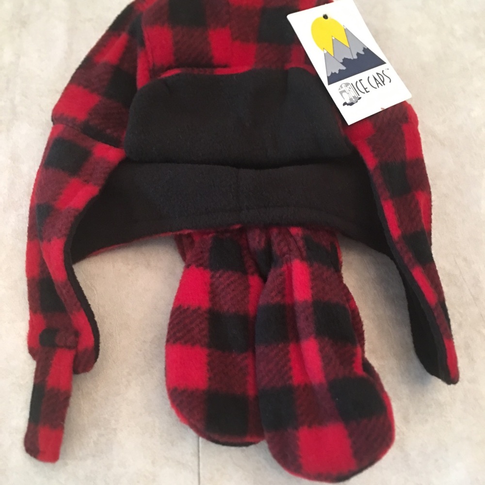 Hat and Matching Gloves size 12-24 months